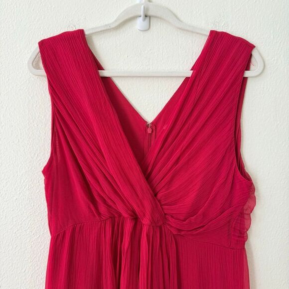 SOFT SURROUNDINGS Women's Crinkle-chiffon maxi Romance Charmonte Dress Size 12P - Picture 3 of 10